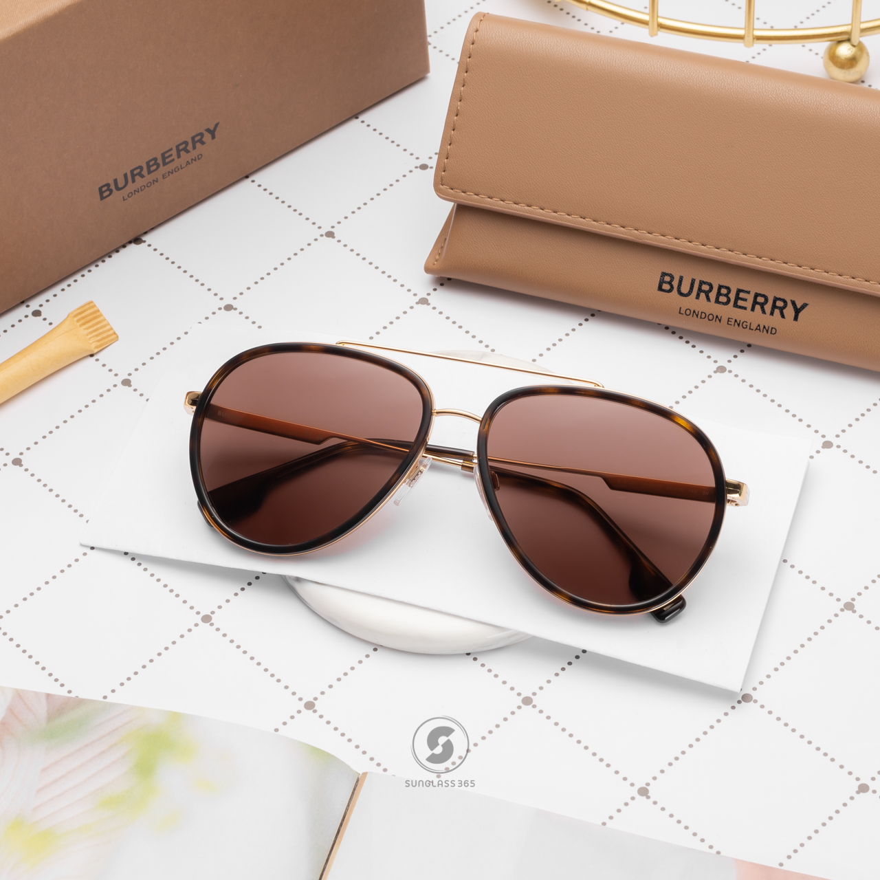 BURBERRY OLIVER BE3125 101773 Gold