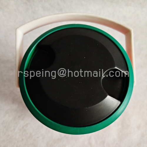 กระติกน้ำร้อนวินเทจ JUMBO SWEET MILANO 0.8 ลิตร ไส้แก้ว สีเขียว ฝาดำขอบเขียว