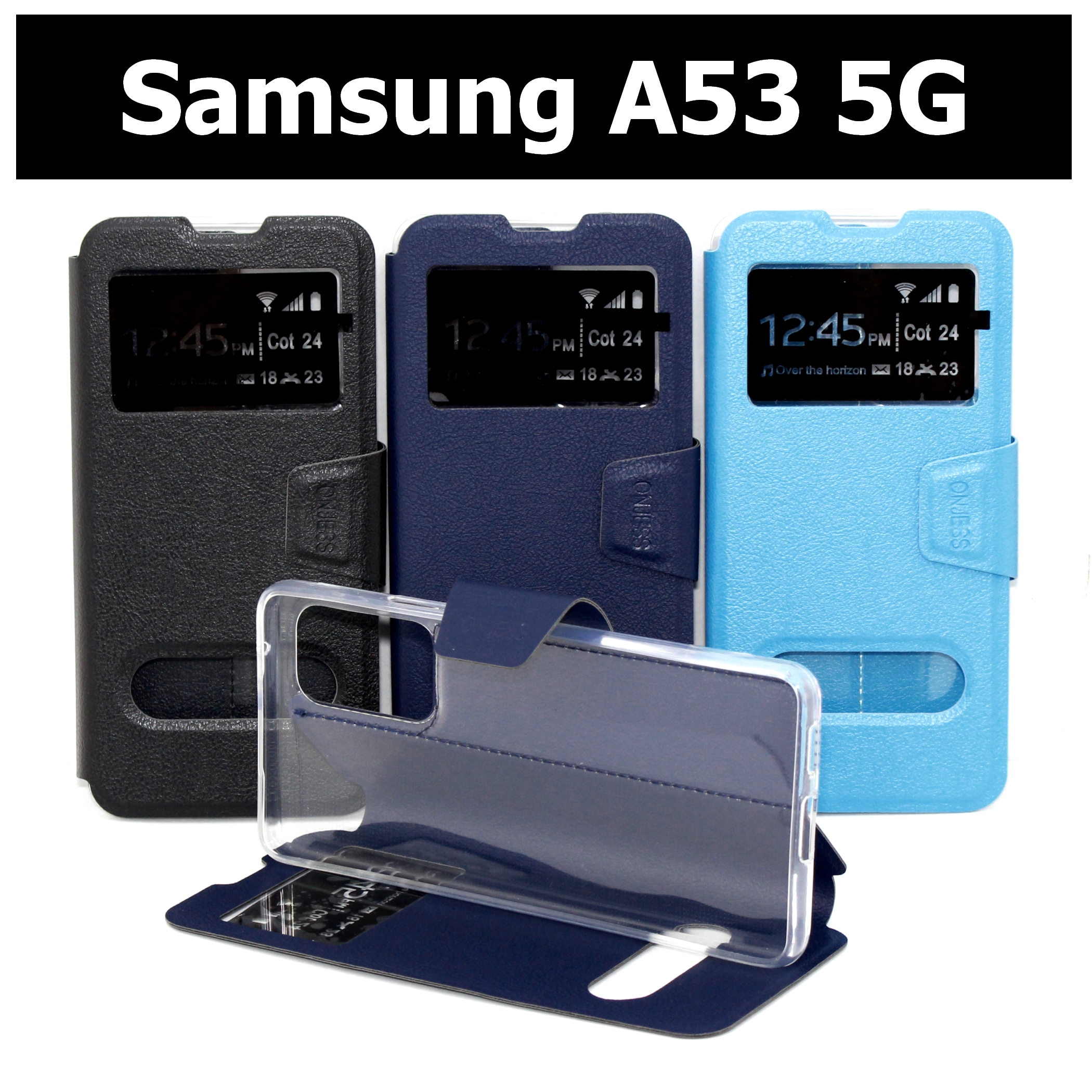 เคส Samsung A53 5G - เคสฝาพับ ซัมซุง โชว์เบอร์ วางตั้งได้