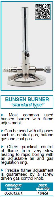 ตะเกียงบุนเสน BUNSEN BURNER FOR STANDARD FLAME - ISOLAB