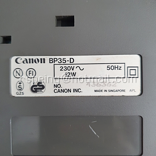 เครื่องคิดเลข CANON แบบพิมพ์ผลทางกระดาษ รุ่น BP35-D