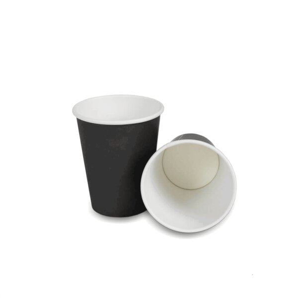 แก้วกระดาษ สีดำ 6 ออนซ์