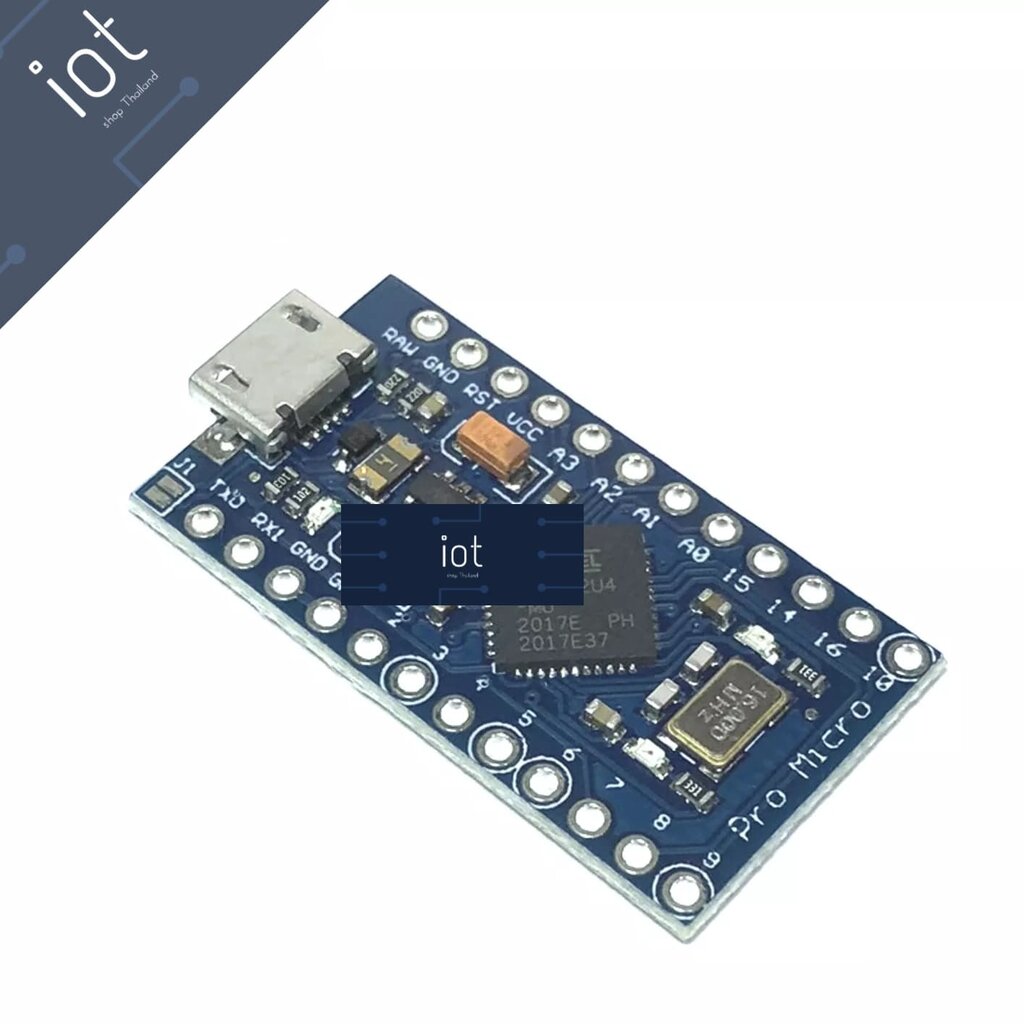 บอร์ด Pro Micro ATmega32U4 5V/16MHz