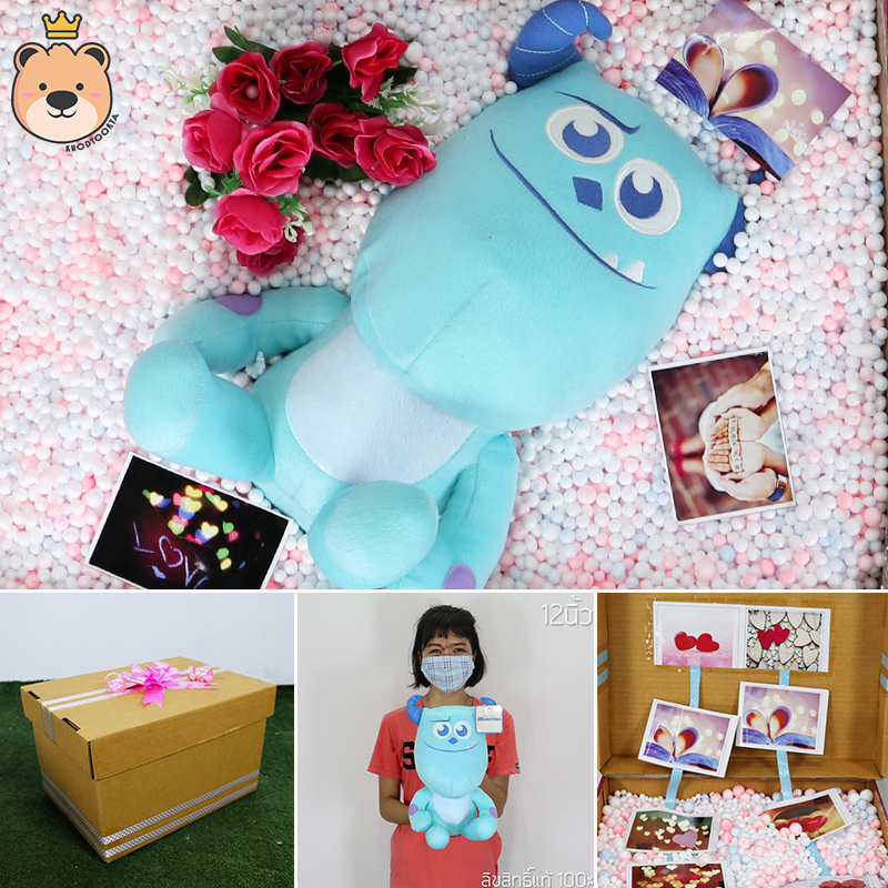 ของขวัญ เซอร์ไพรส์ เม็ดโฟม ตุ๊กตาซัลลี่ รุ่นคาวาอี้ 12นิ้ว ลิขสิทธิ์แท้100% ( ของขวัญเปิดฝา ขนาดครึ่งเอ )