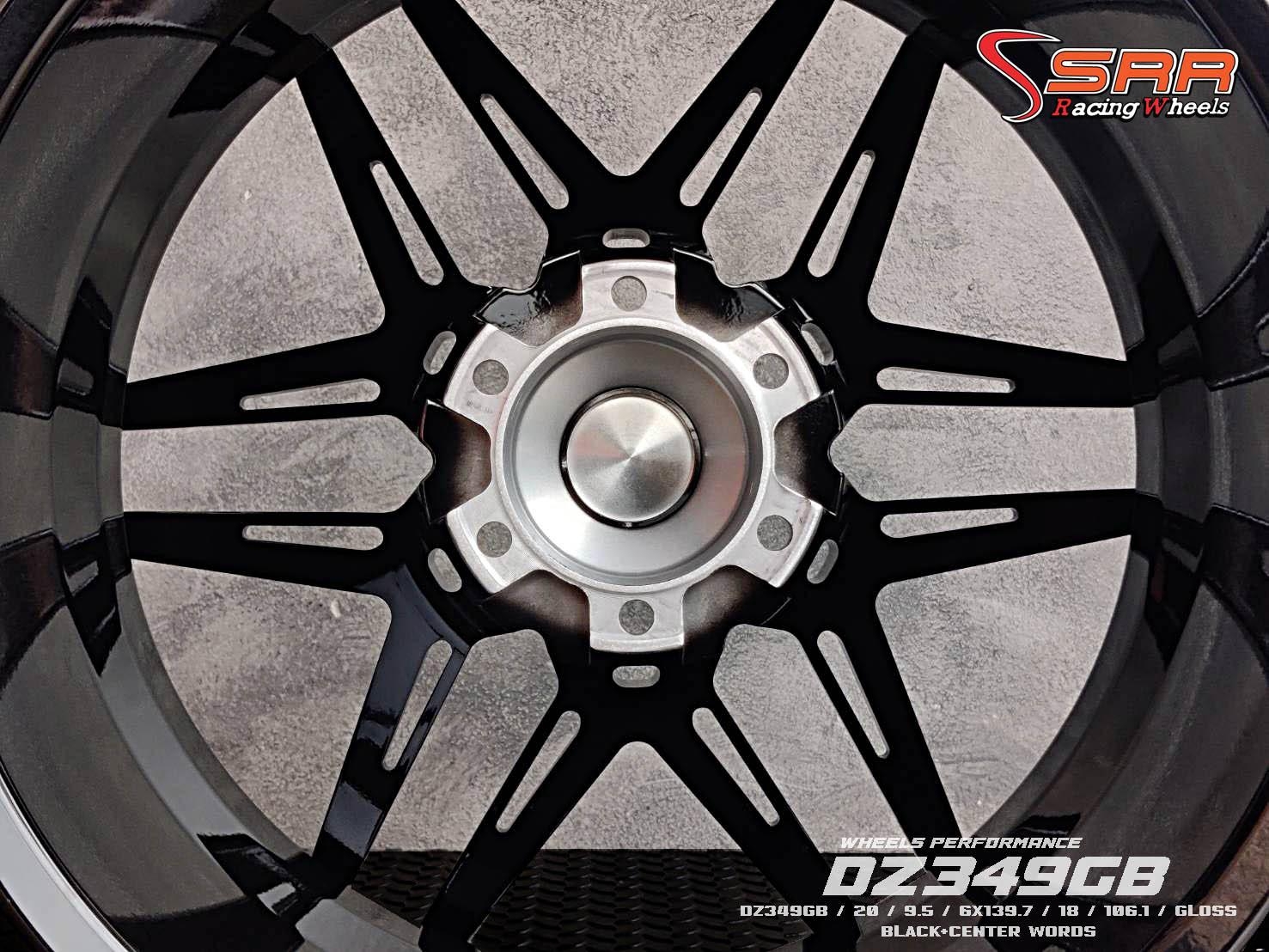 DZ349GB : ENZO 20x9.5 6H139.7 18 106.1 ดำเงา