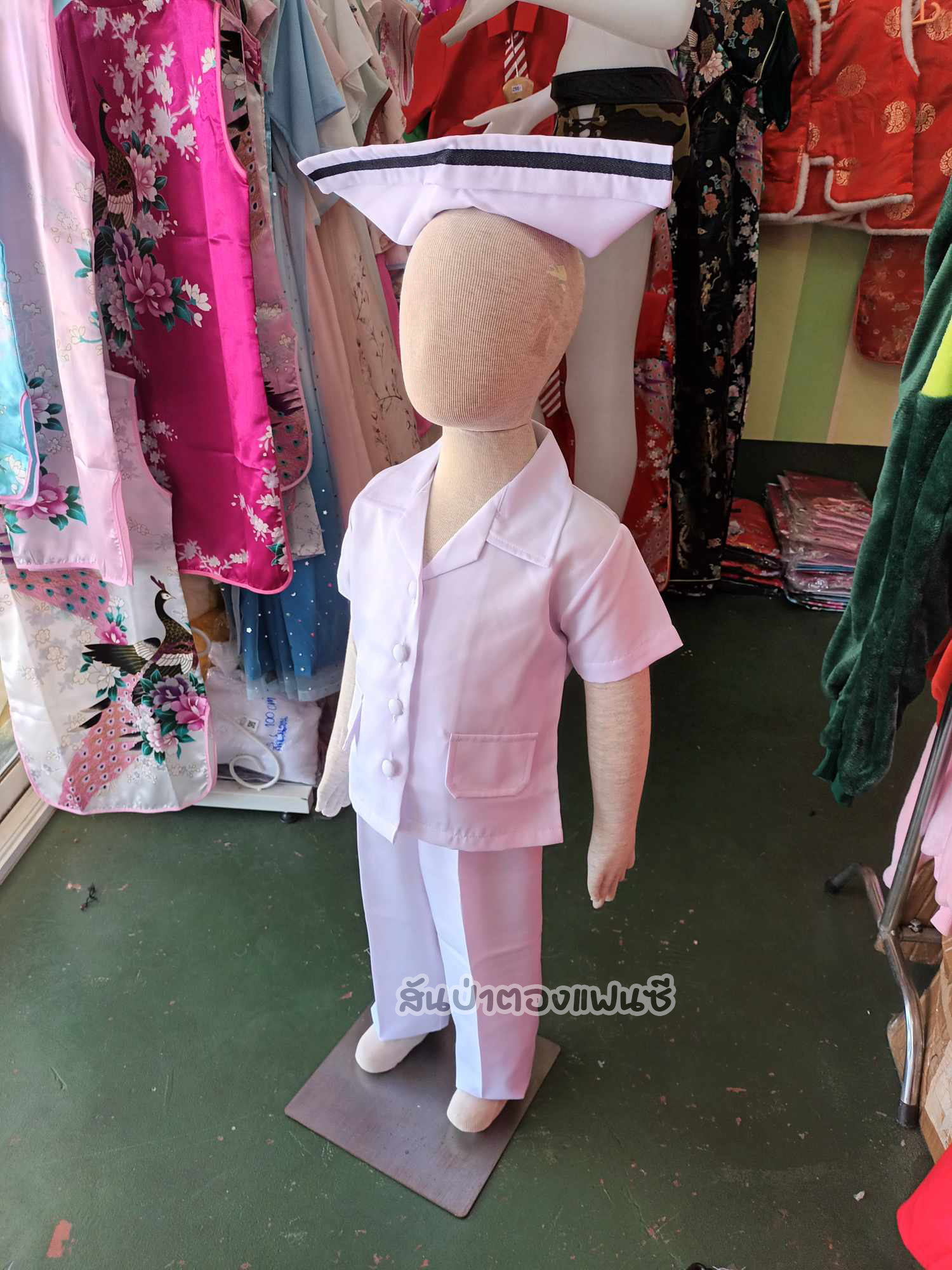 ชุดพยาบาลเด็กแบบกางเกง ชุดอาชีพในฝัน พยาบาลตัวน้อย