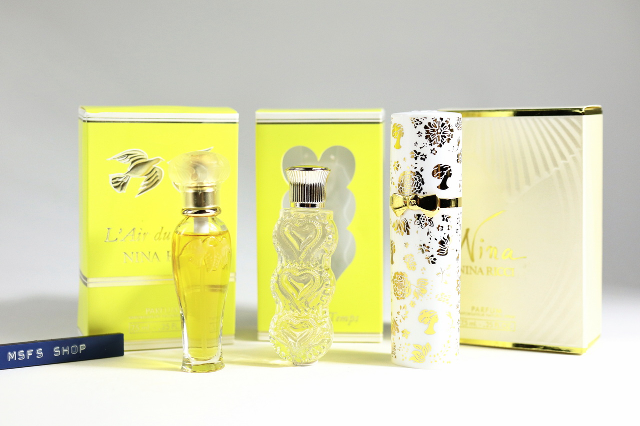 [Vintage] 🌟 NINA RICCI Parfum Set 7.5ml x3 - น้ำหอม Vintage