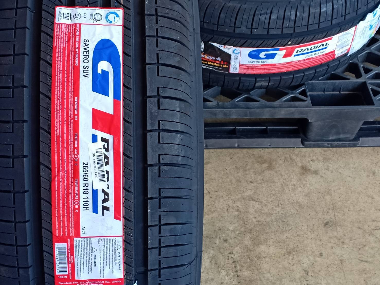 GT-RADIAL 265/60R18 SAVERO SUV 110H MADE IN INDONESIA