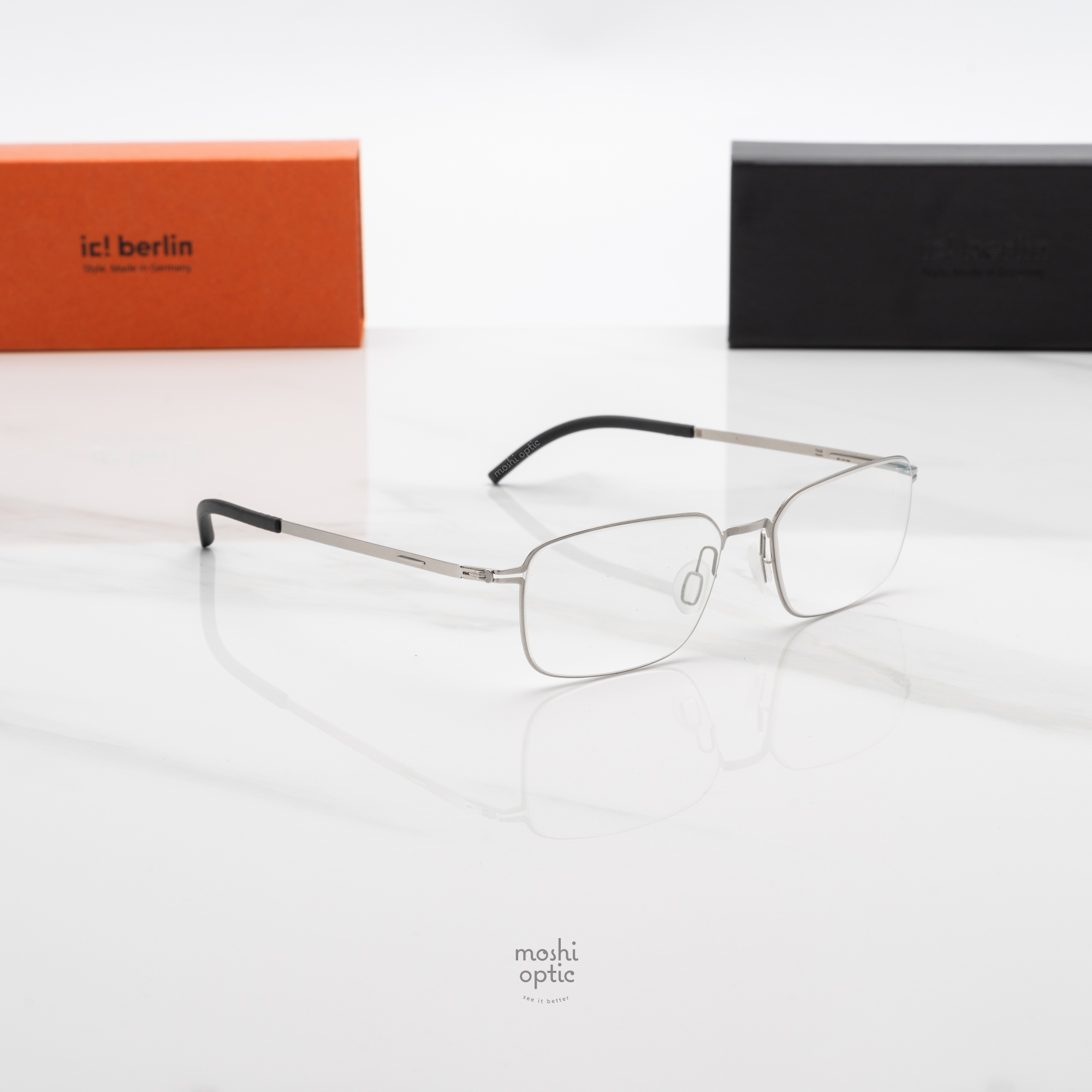 กรอบแว่น IC BERLIN Kouji Chrome