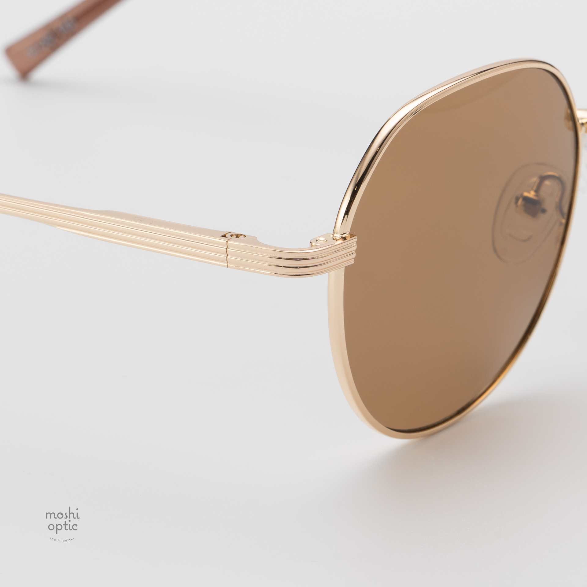 แว่นกันแดด Le Specs LSP2552212 ODYSSEY Gold Light Brown