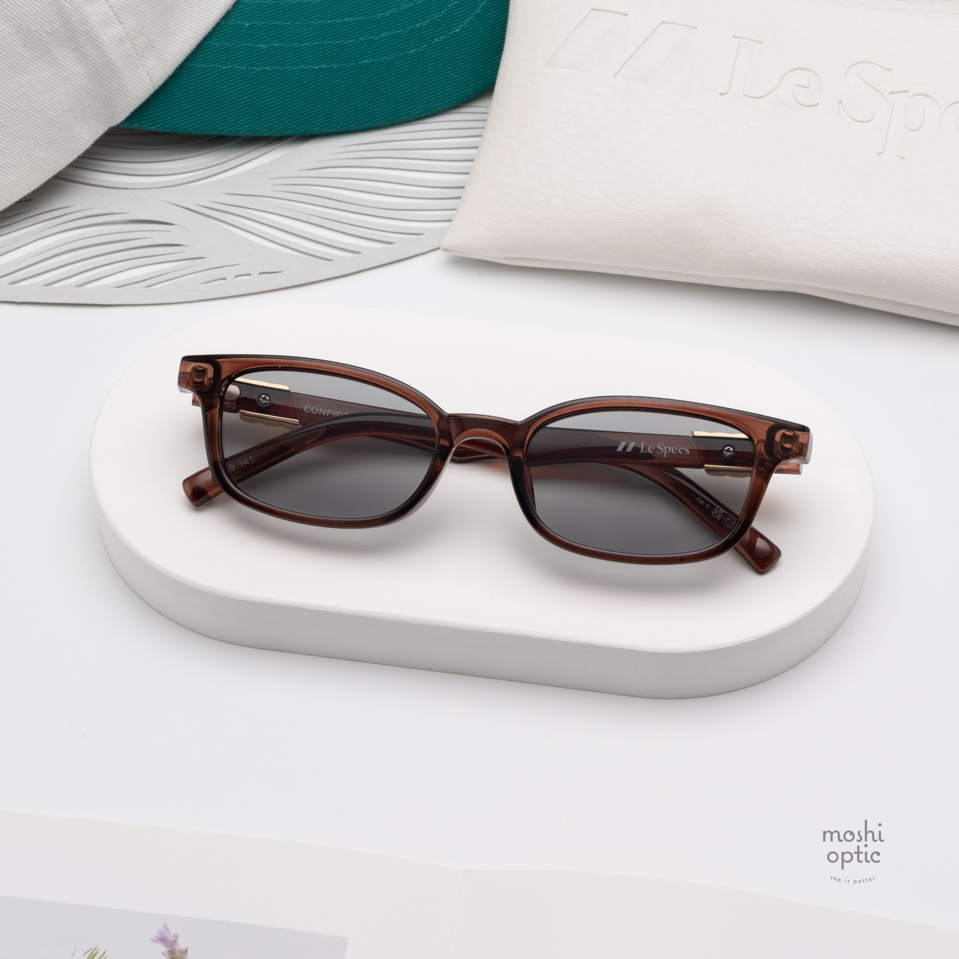 แว่นกันแดด Le Specs LSP2552155 CONFIDENTIAL Cocoa