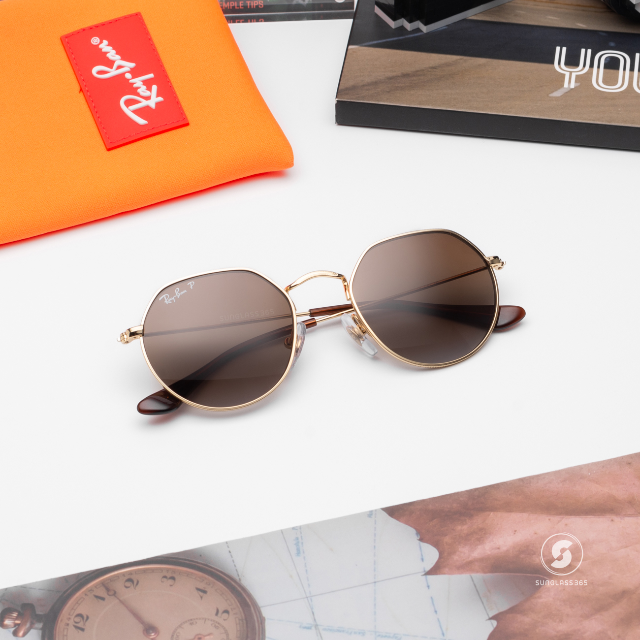 Ray Ban RJ9565S Junior Jack 223/T5 Gold Polarized