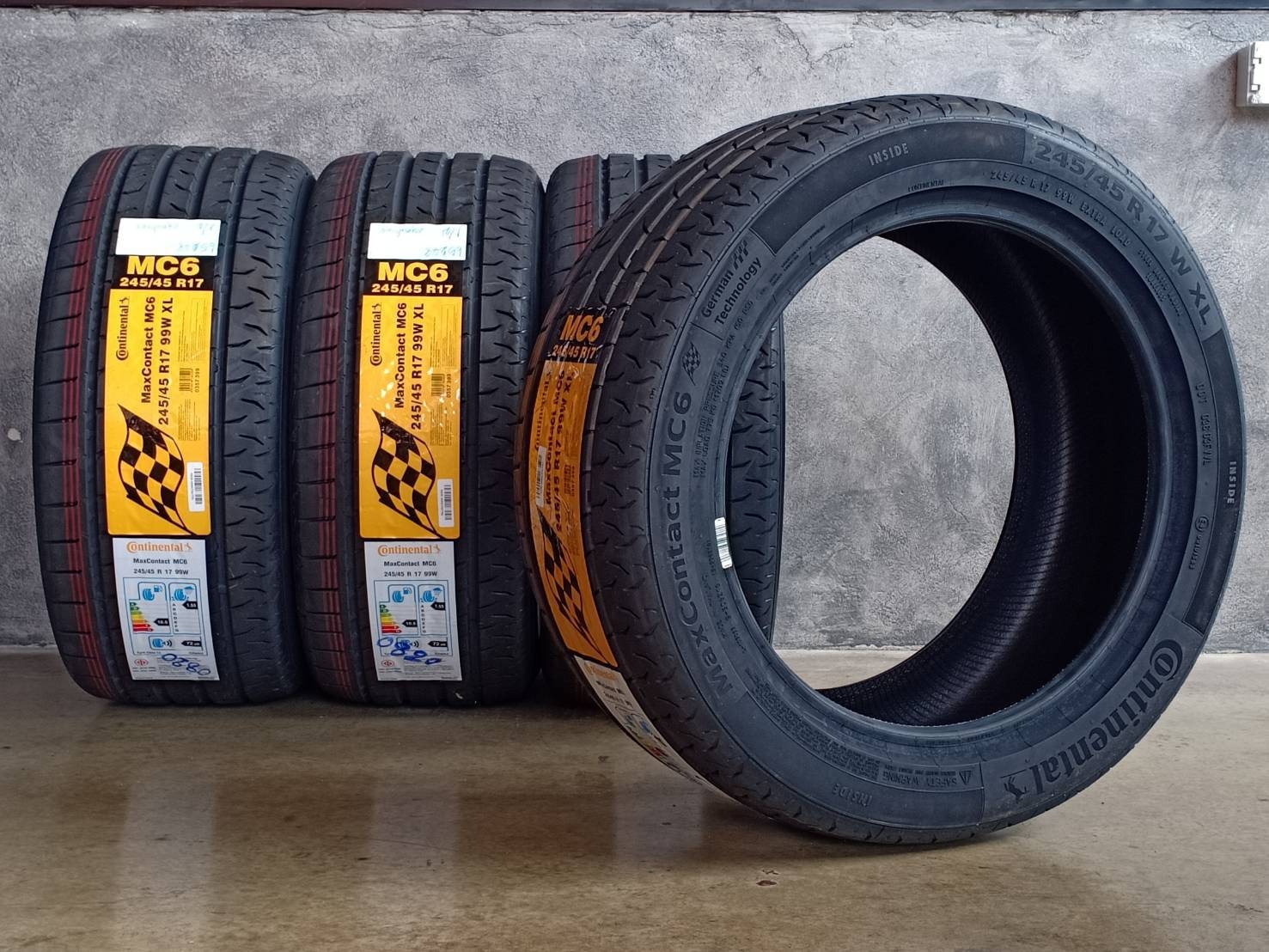 CONTINENTAL 245/45R17 CONTACT MC6 99W XL MADE IN THAILAND
