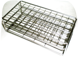 Test tube rack stainless