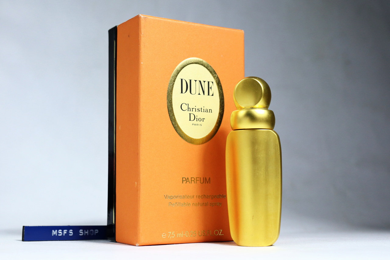 [Vintage] 🌟 Christian Dior DUNE Parfum Vaporisateur Rechargeable Refillable Natural Spray 7.5ml Spray แบบสเปรย์ - น้ำหอม Vintage