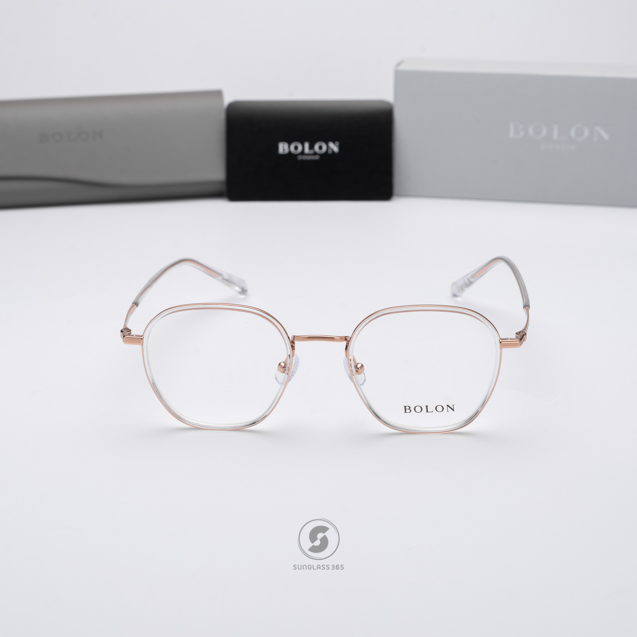 แว่นสายตา BOLON รุ่น BJ6112 B93 Transparent Rose Gold