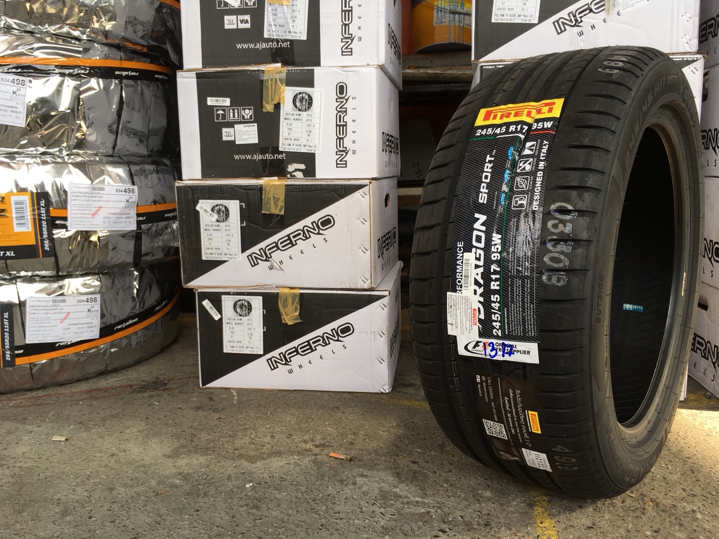 #แนะนำยางใหม่ #คุณภาพดีเยี่ยม #ราคาสุดคุ้ม #PIRELLI_DRAGON_SPORT 245/45R17 ปี18