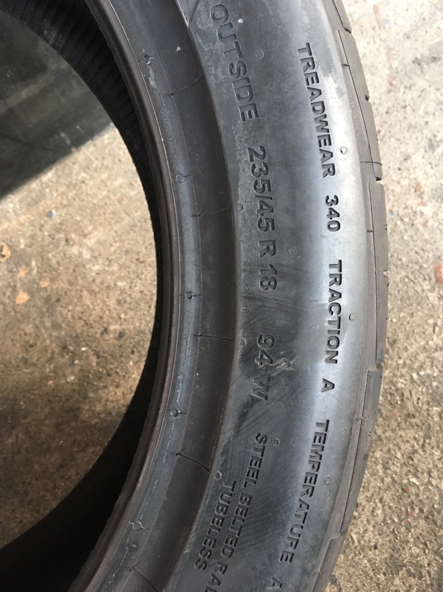 ยางใหม่ CONTINENTAL MC5 235/45-18 ปี17 มาใหม่ ราคาพิเศษ ลดแล้วลดอีก