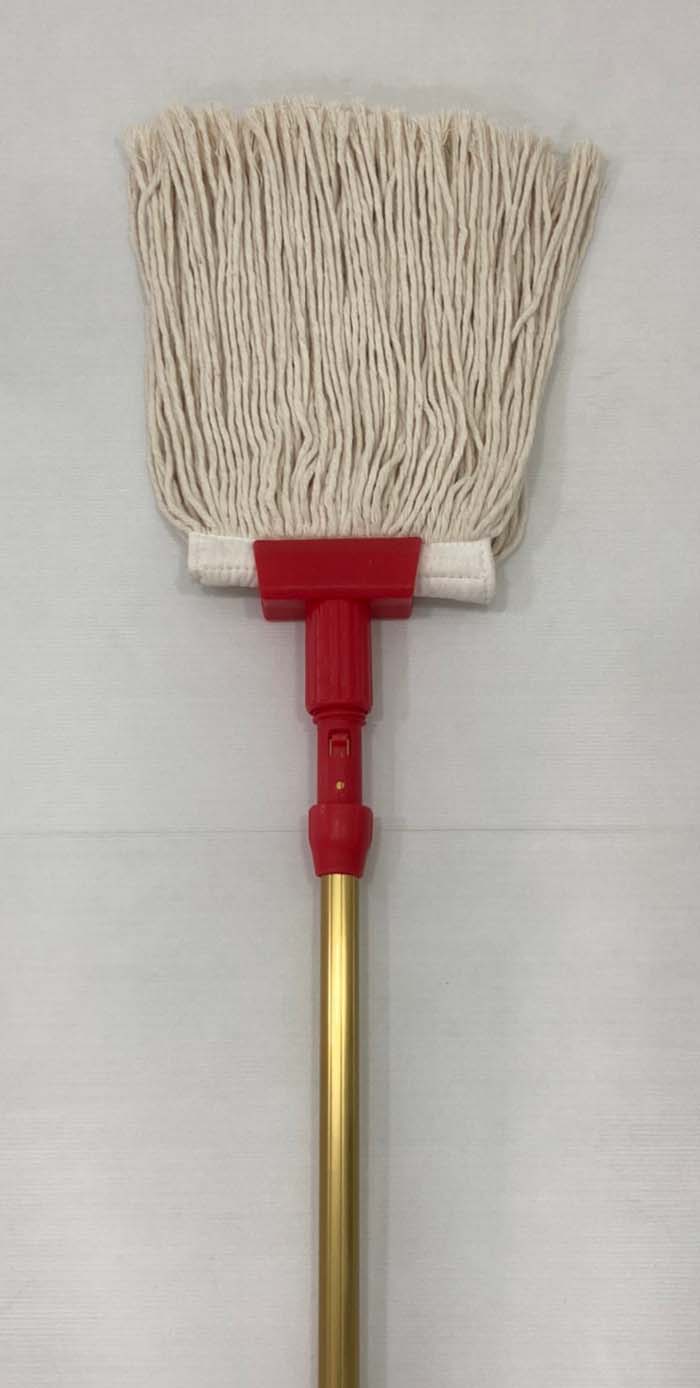 ชุดหัวไม้ถูพื้นฟรีไซส์ ผ้า 8 นิ้ว สีแดง