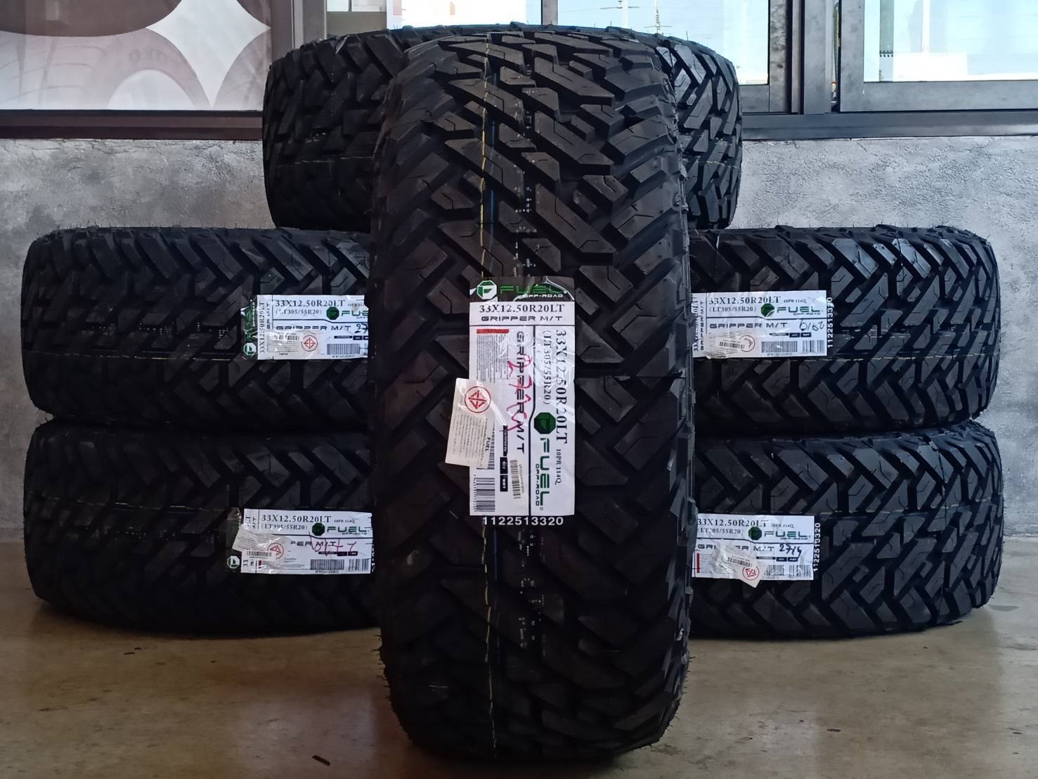ยางเข้าใหม่ FUEL MT 33x12.50R20 114Q (ปี19)