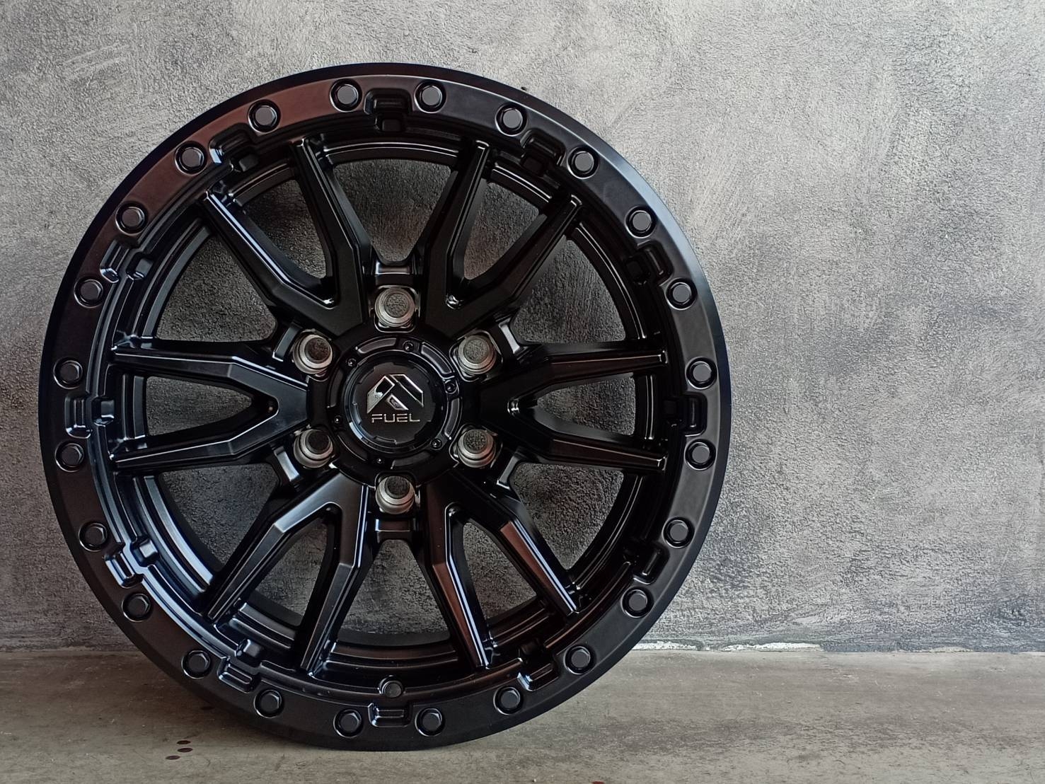 FUEL-REBEL 17X9 6X139.7 -12 106.1 MATTE BLACK