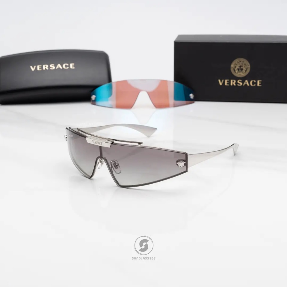 แว่นกันแดด Versace VE2265 100011 Silver with 2 Lens