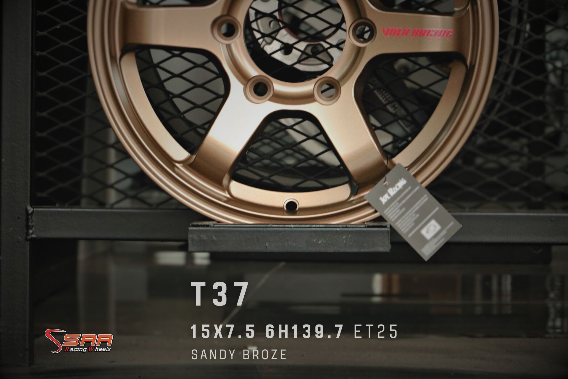 มาใหม่ครับ TE37 ขอบ15 6รู139.7 สีน้ำตาลใหม้