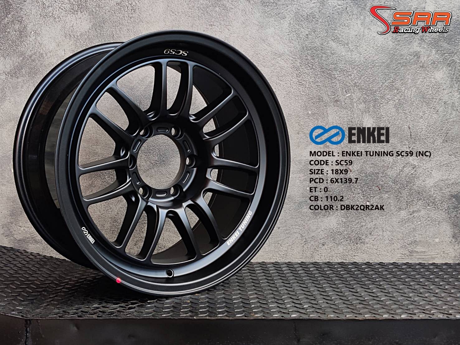 SC59 18X9 6X139.7 0 110.2 DBK2QR2AK