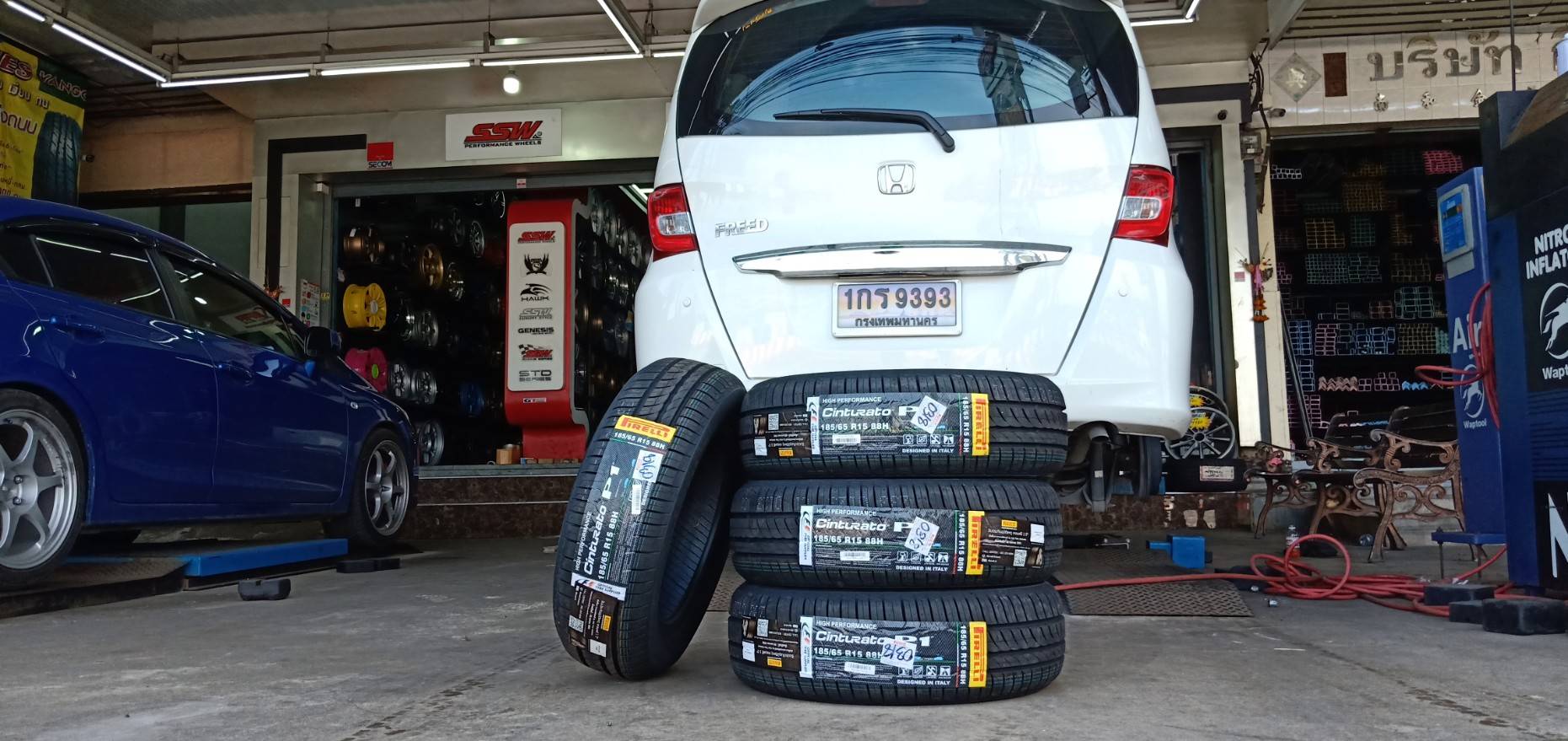 PIRELLI P1 185/65-15 ซื้อ2แถม2 ใส่ FREED
