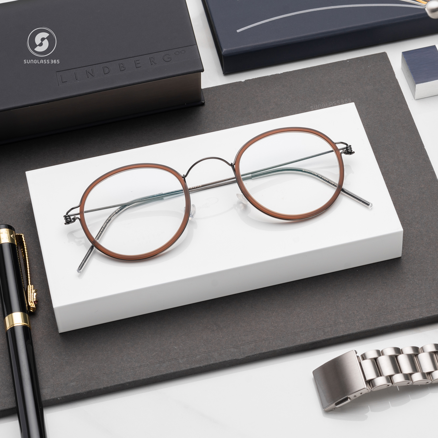แว่นสายตา Lindberg Air Titanium Rim 097 13C86 Lex PU9