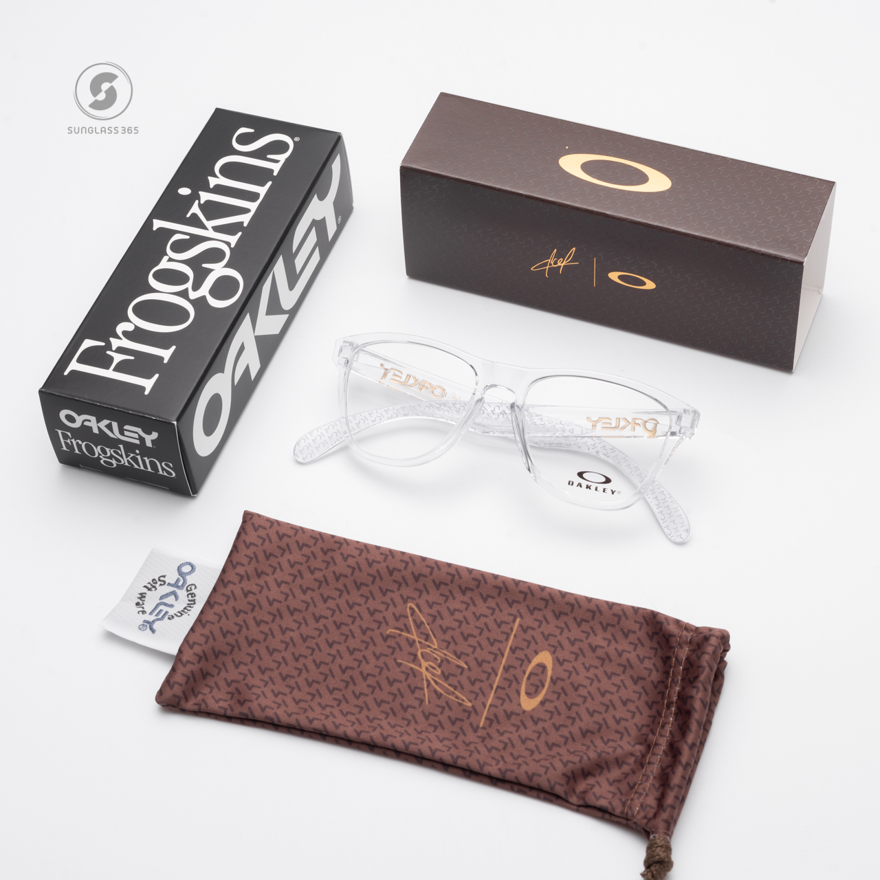 Oakley Frogskins XS RX x Mbappe OY8009-08 Polished Clear