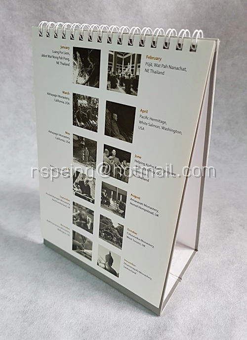 ปฏิทินตั้งโต๊ะ Forest Sangha Calendar 2016 (2559)