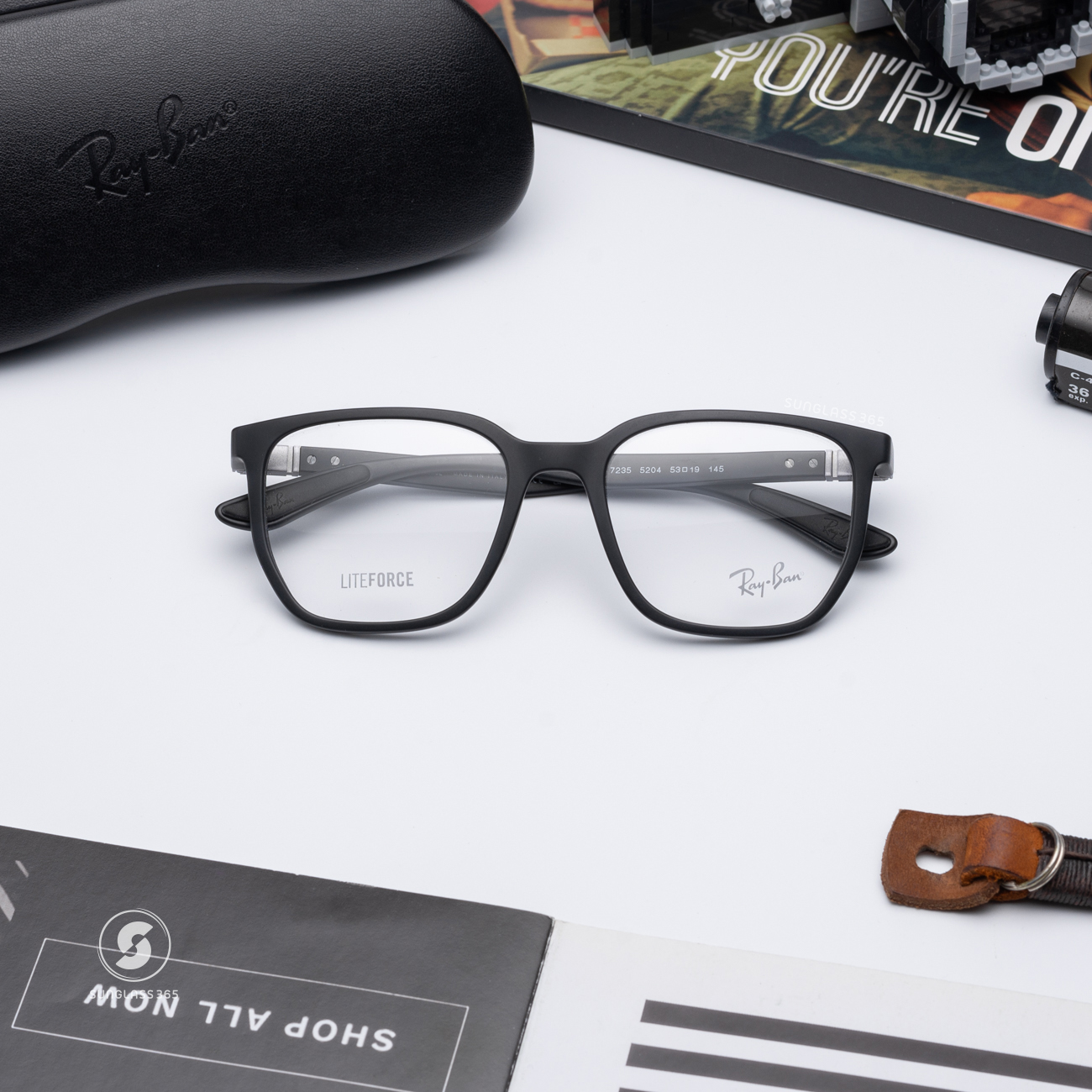 Ray-Ban RX7235 5204 Sand Black