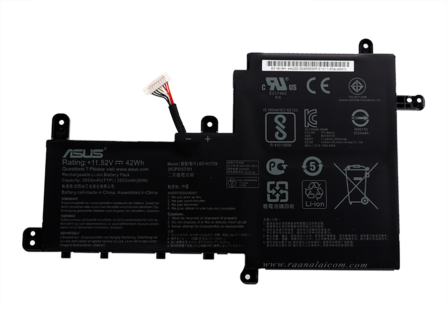 Battery Asus VivoBook V530UN Original ลดราคาพิเศษ B31N1729 แบตเตอรี่ Asus V530UN