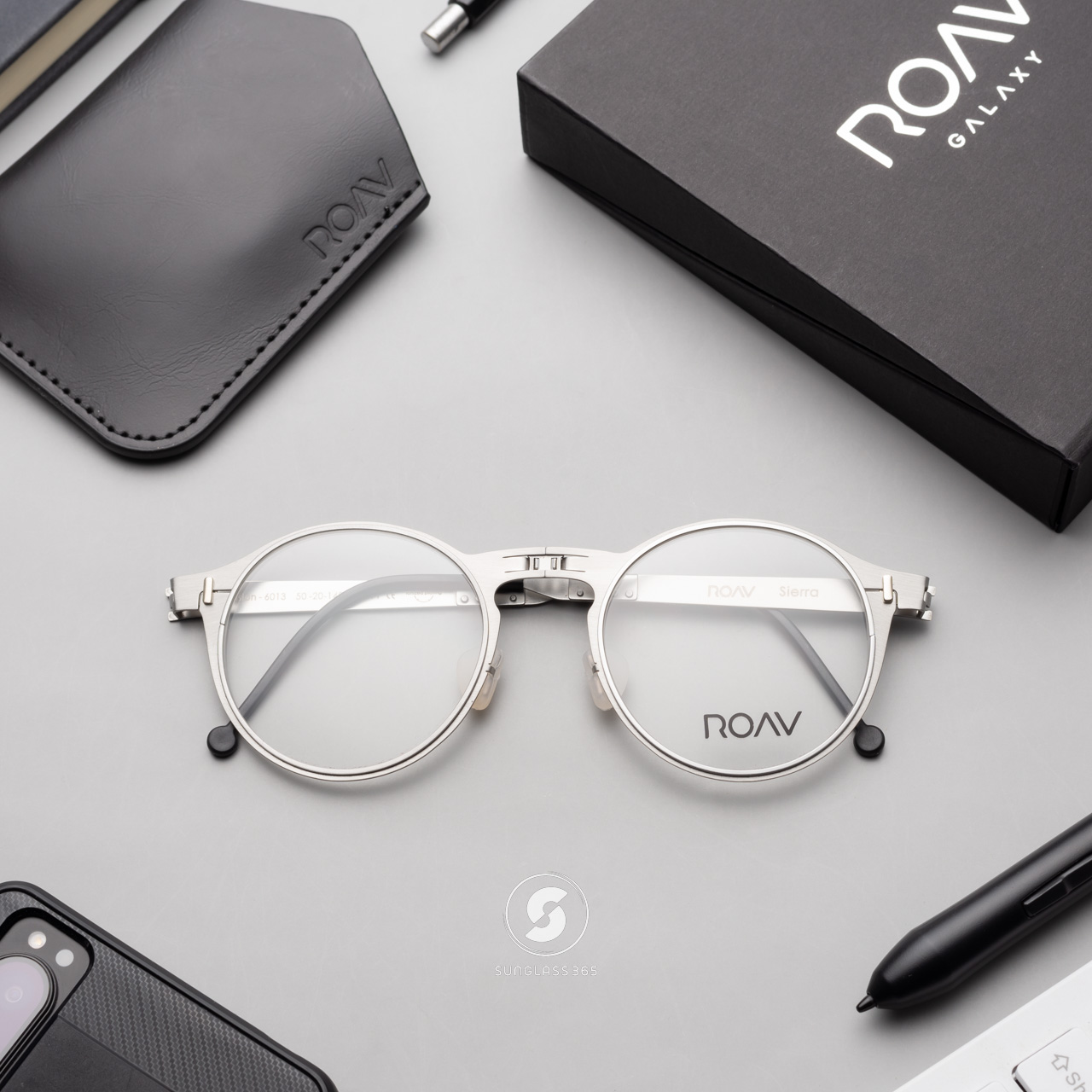 แว่นสายตา ROAV SIERRA 6013 Brush Silver