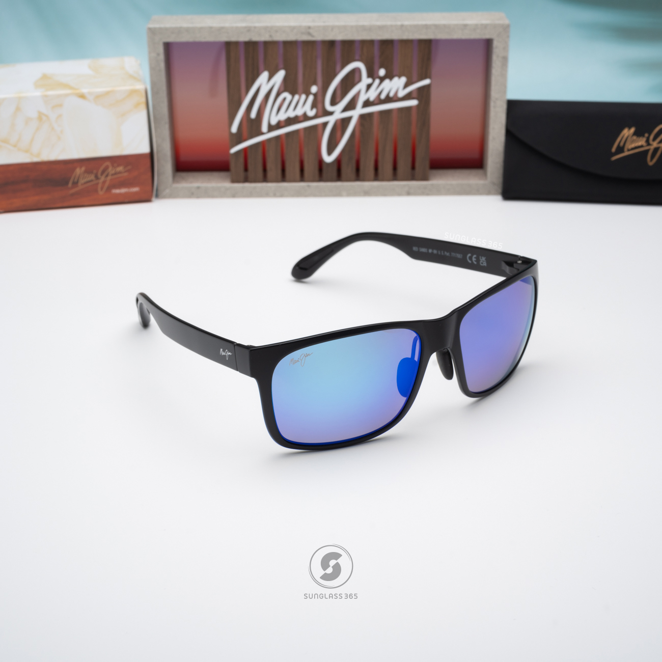 แว่นกันแดด Maui Jim RED SANDS MJ B432 2M Blue Hawaii