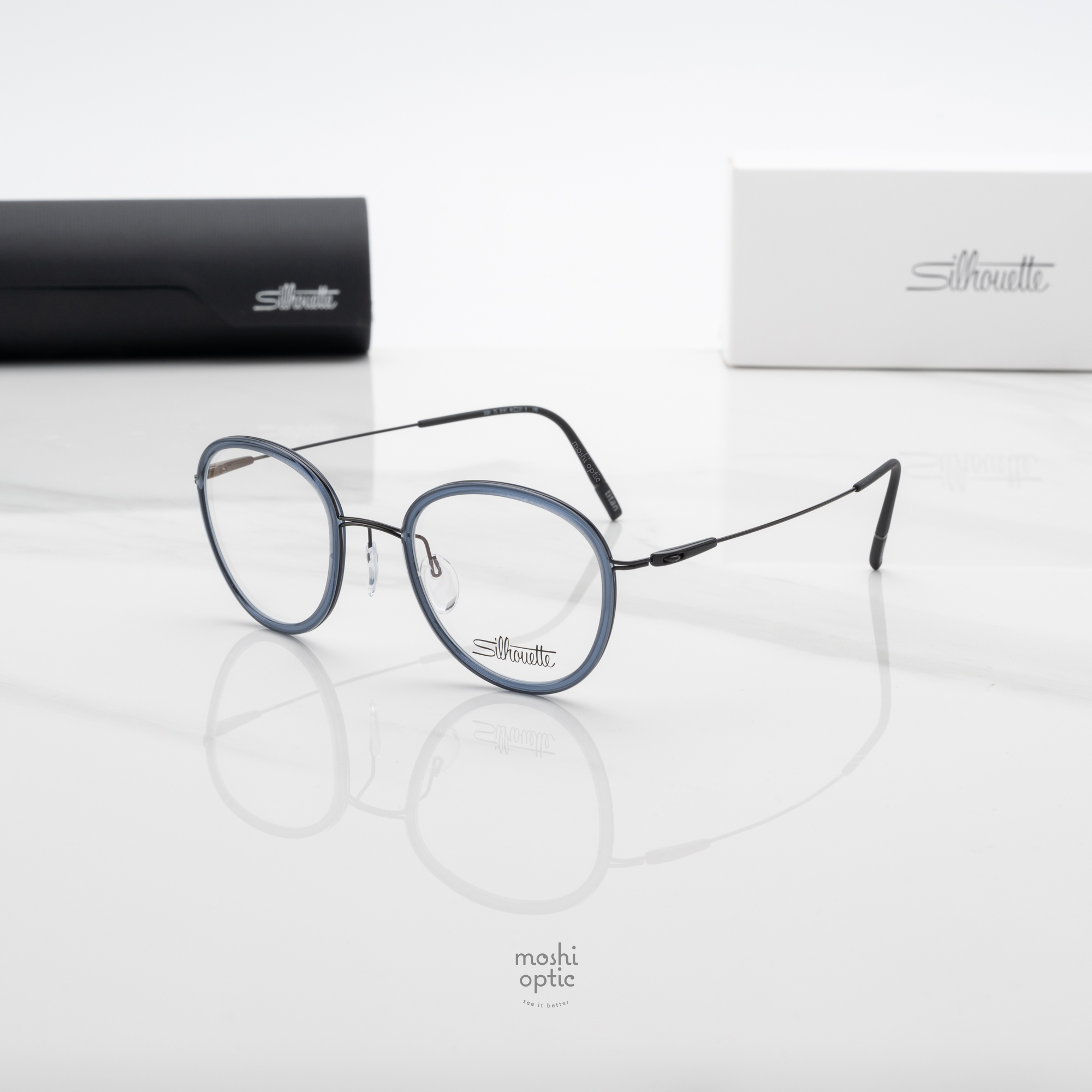 กรอบแว่น Silhouette Dynamics Colorwave Contour 5581 9141