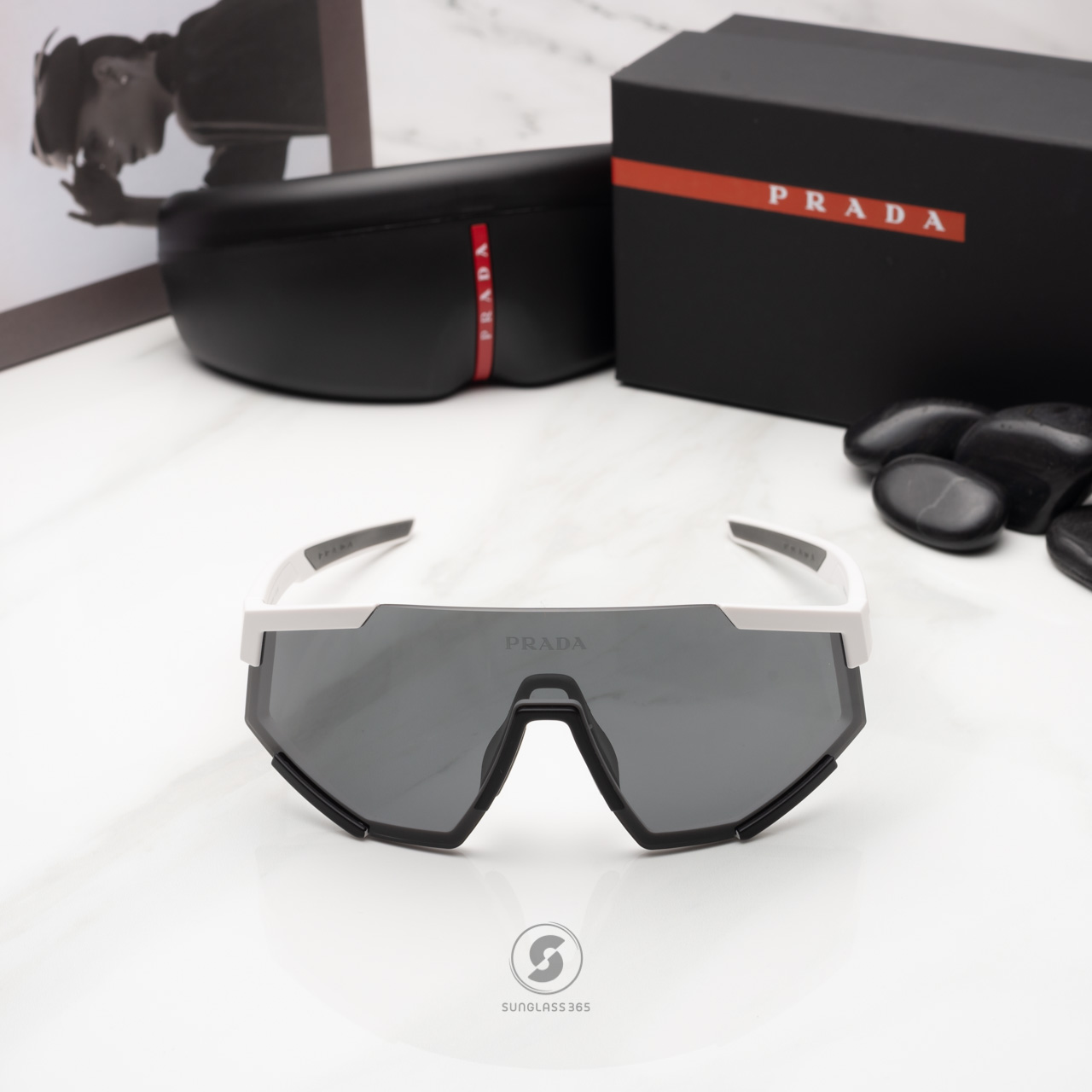 PRADA PS04WSF TWK06F White Rubber
