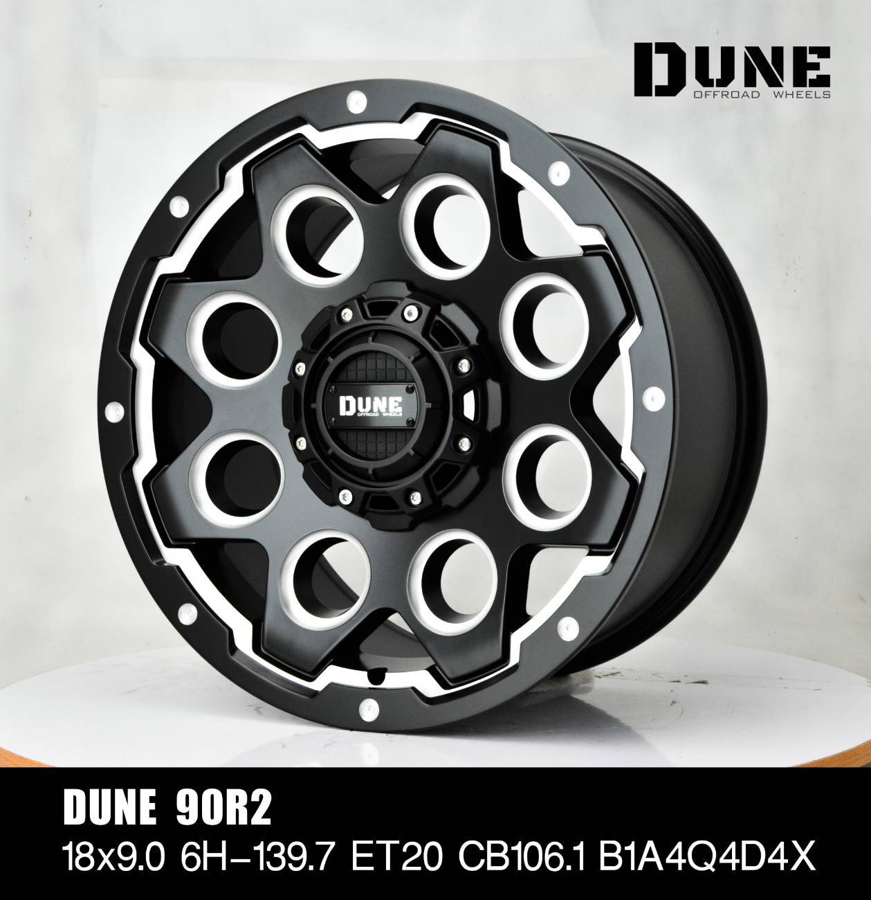ล้อแม็ก USA. แท้ DUNE 90R2 18x9 6x139.7 ET+20 ราคาพิเศษ