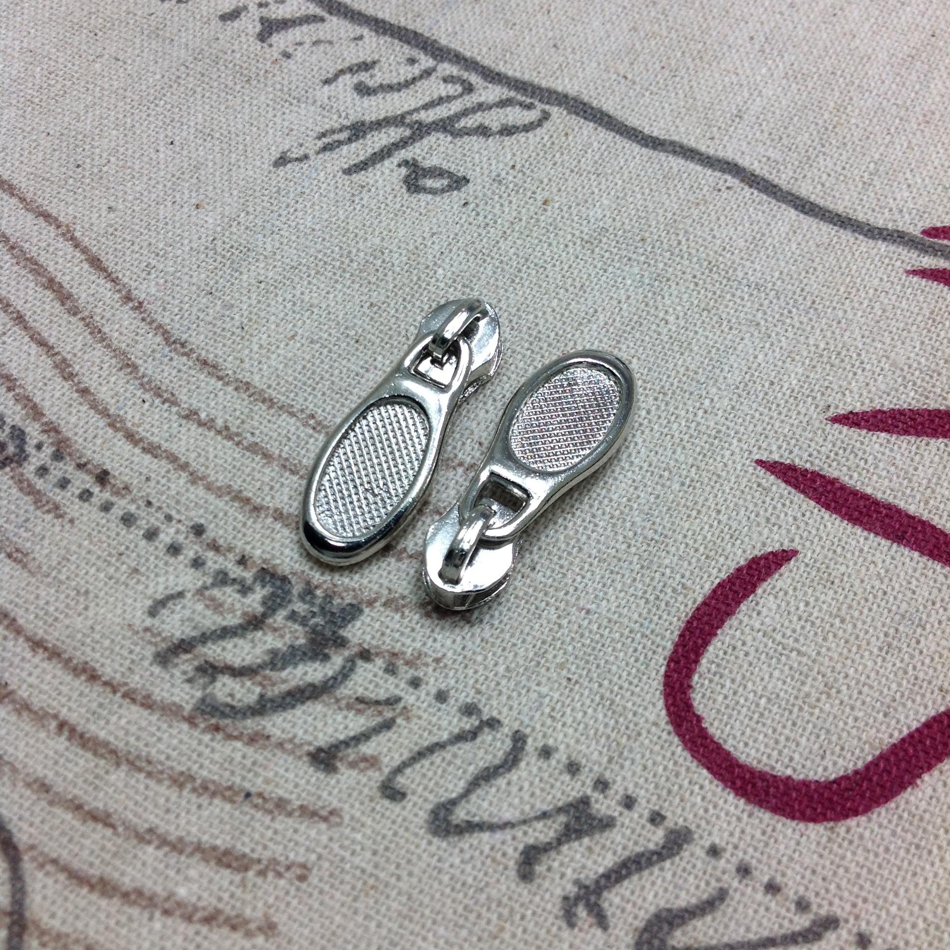 หัวซิบปิงปอง เงิน