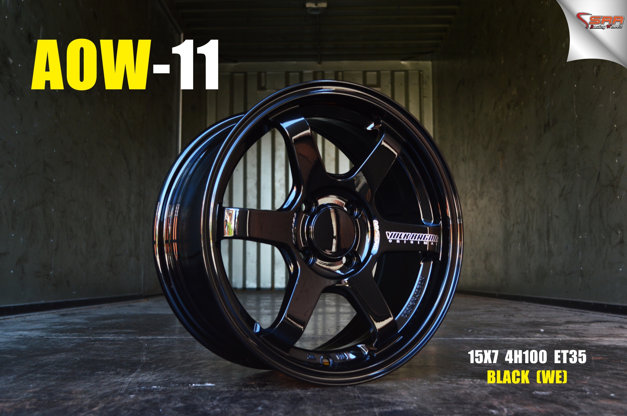 AOW11 TE37 FLOWFORMING ขอบ15 ก้านกลึงมาใหม่
