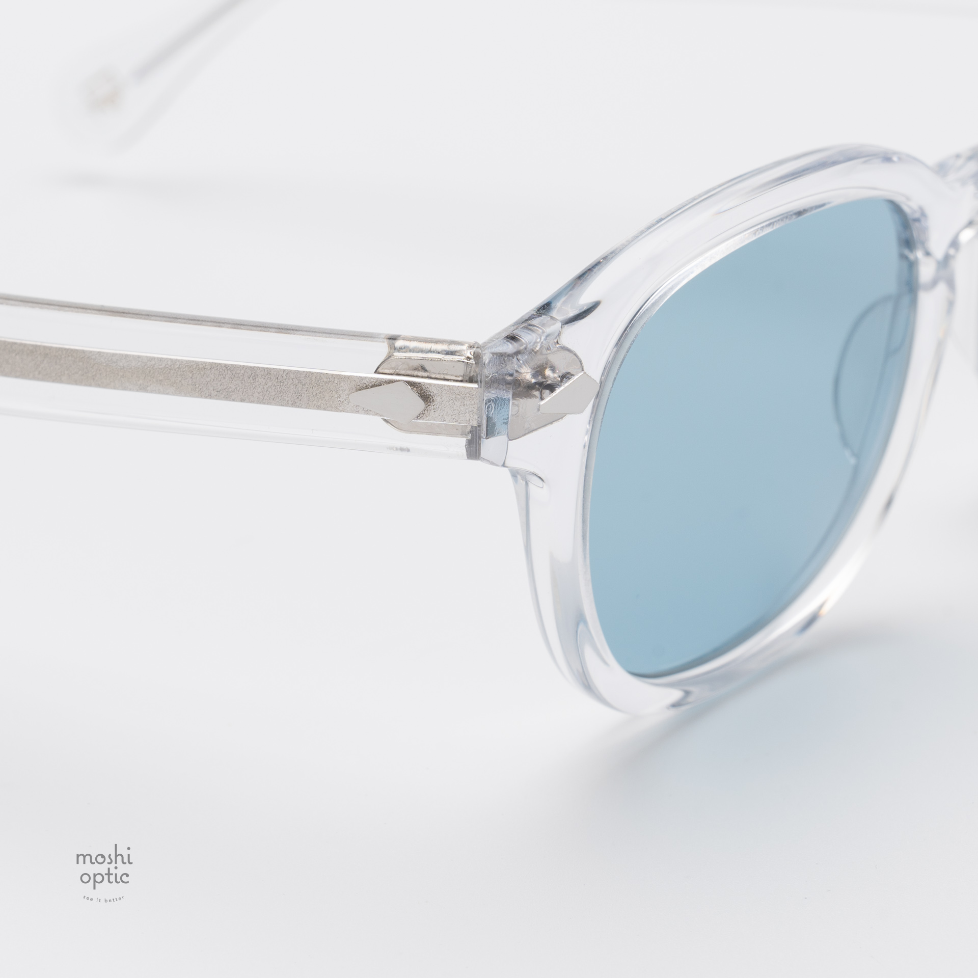 แว่นกันแดด Moscot Sun Lemtosh Crystal Blue