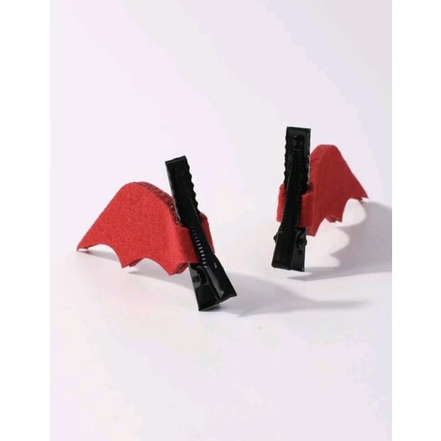 กิ๊บปีกค้างคาว กิ๊บฮาโลวีน [ 1คู่ ]