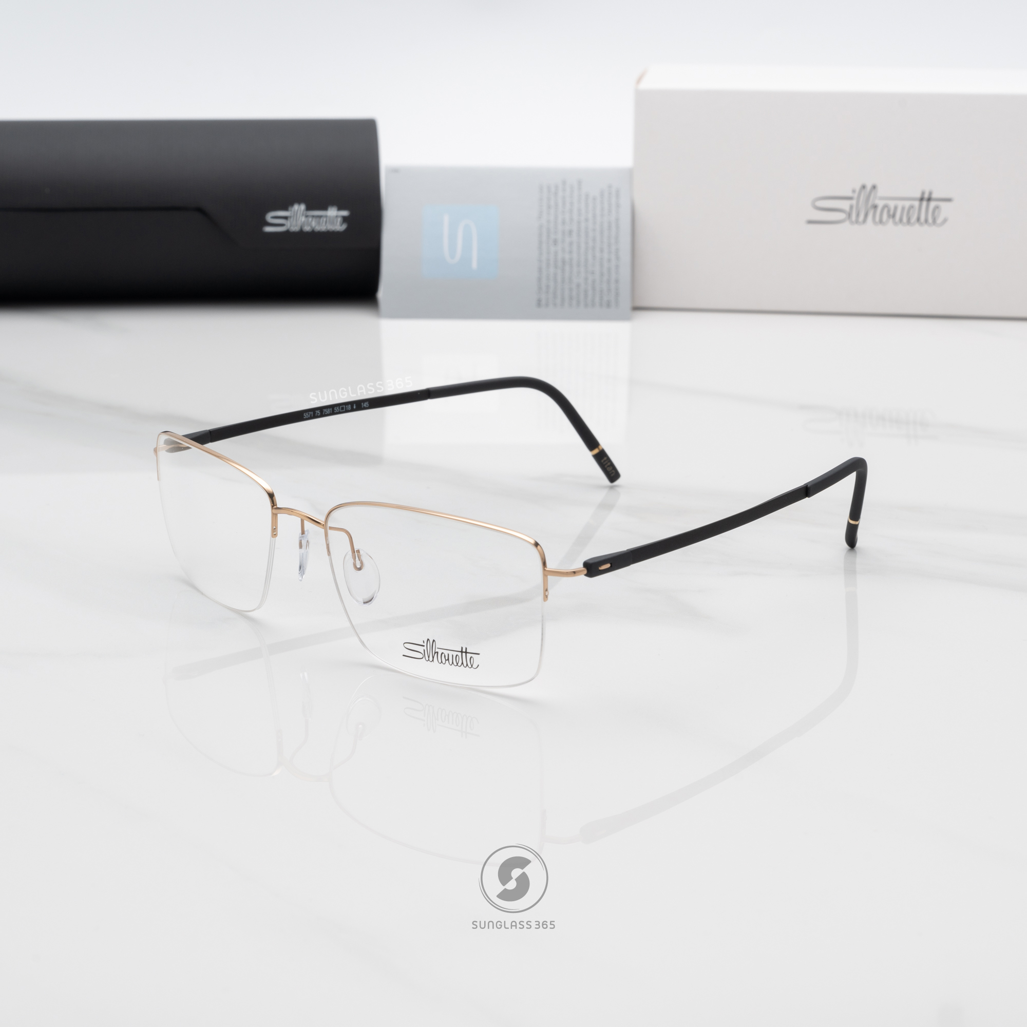 กรอบแว่น Silhouette Dynamic Dawn 5571 7581