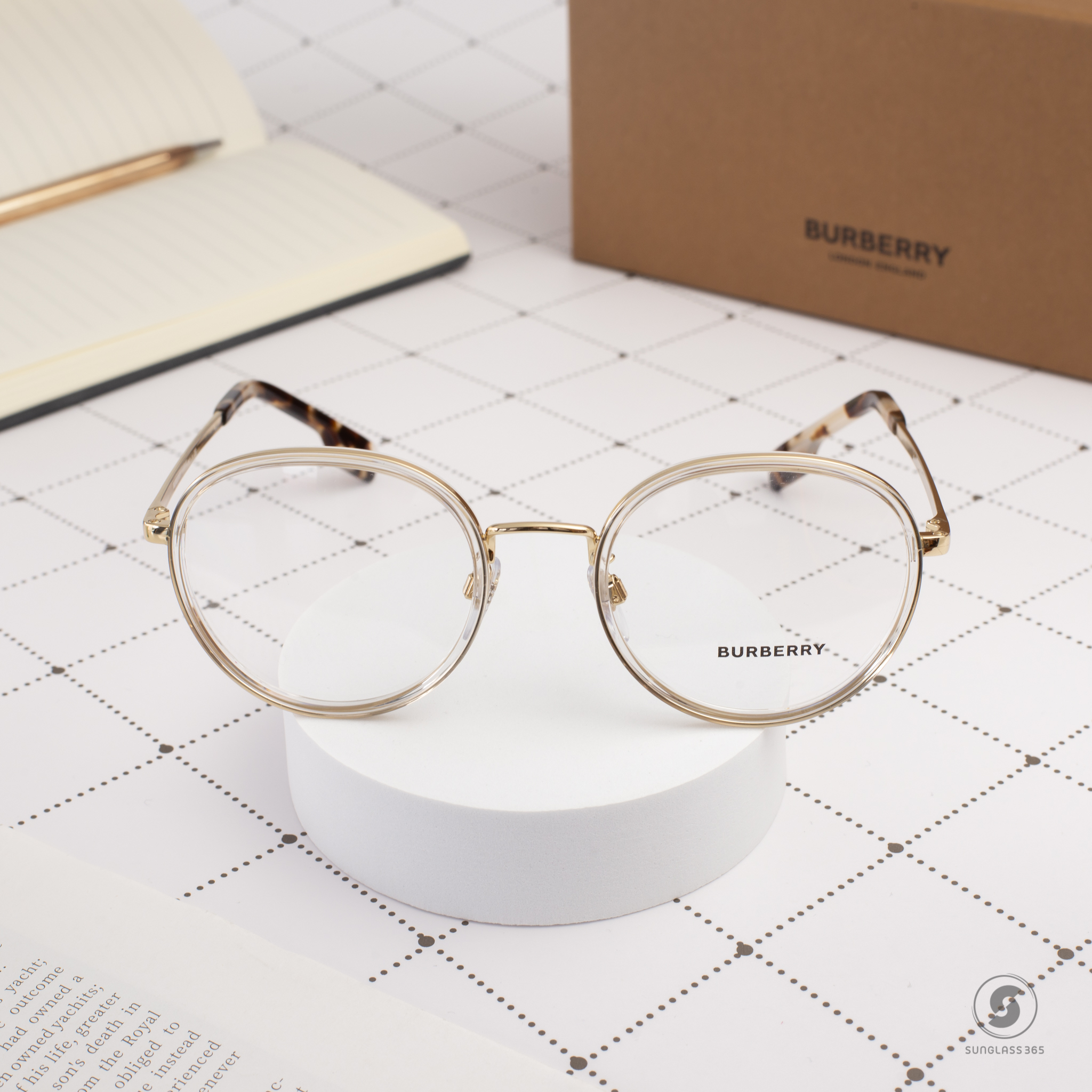 BURBERRY BE1358D 1323 Transparent