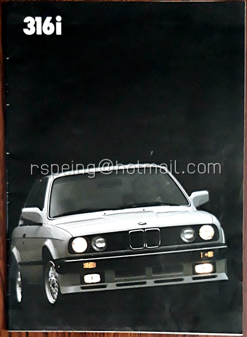 โบรชัวร์รถ BMW 316i