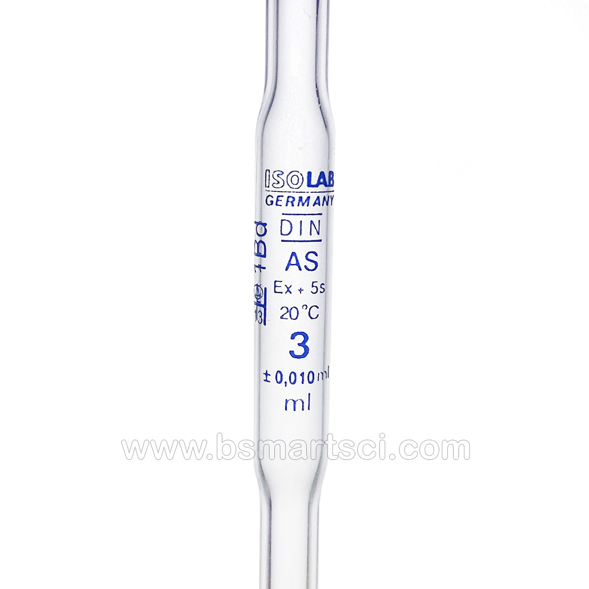 Volumetric Pipette 3ml, 10ml, 25ml ,ISOLAB