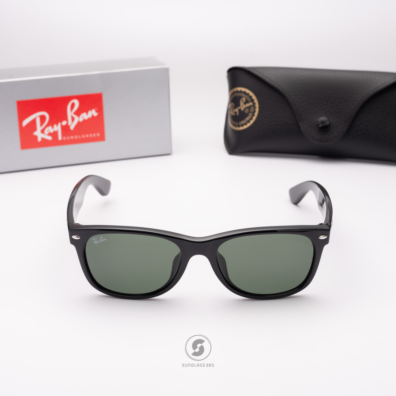 Ray Ban New Wayfarer RB2132F 901L Black G-15