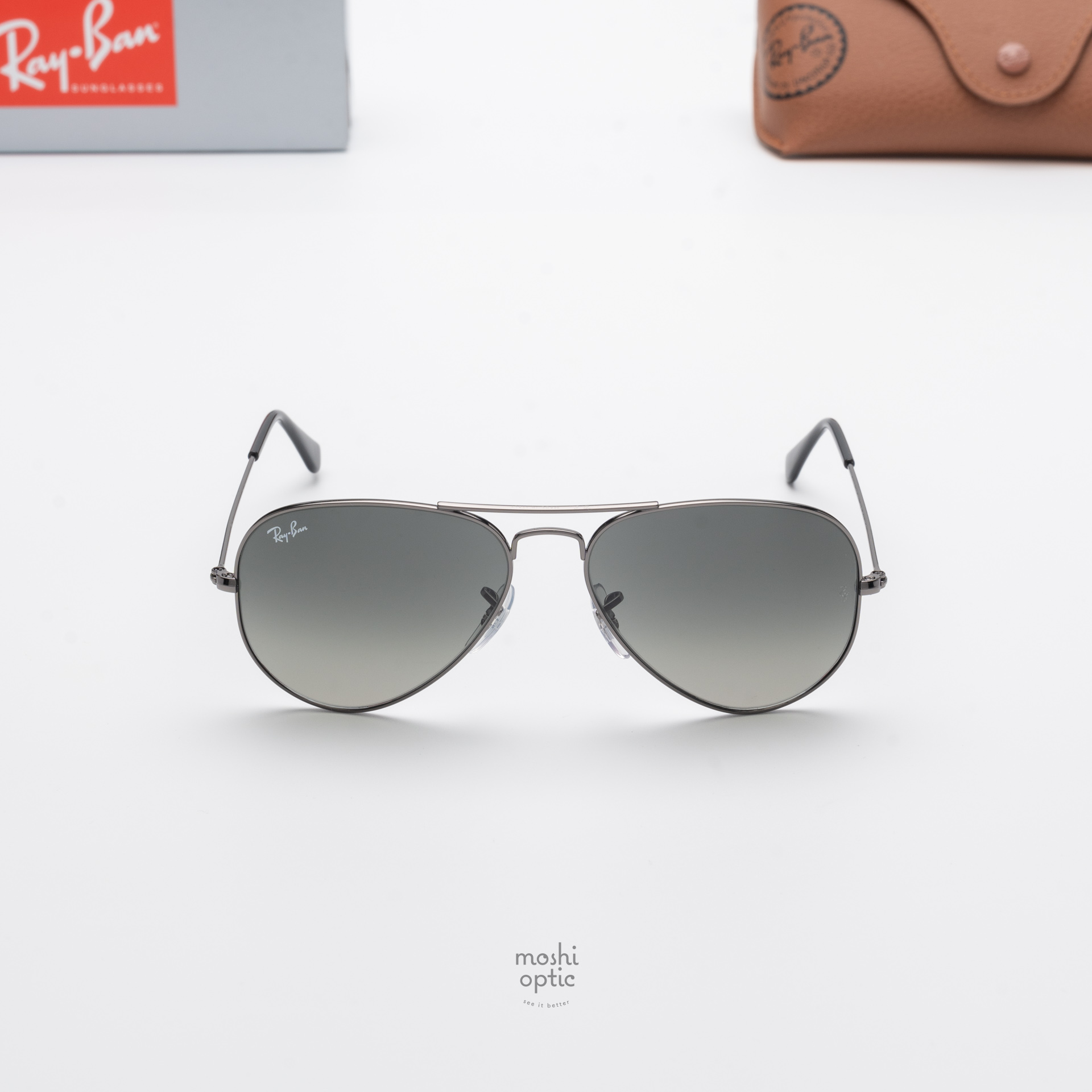 Ray Ban Aviator RB3025 004/71 Gunmetal Grey Gradient