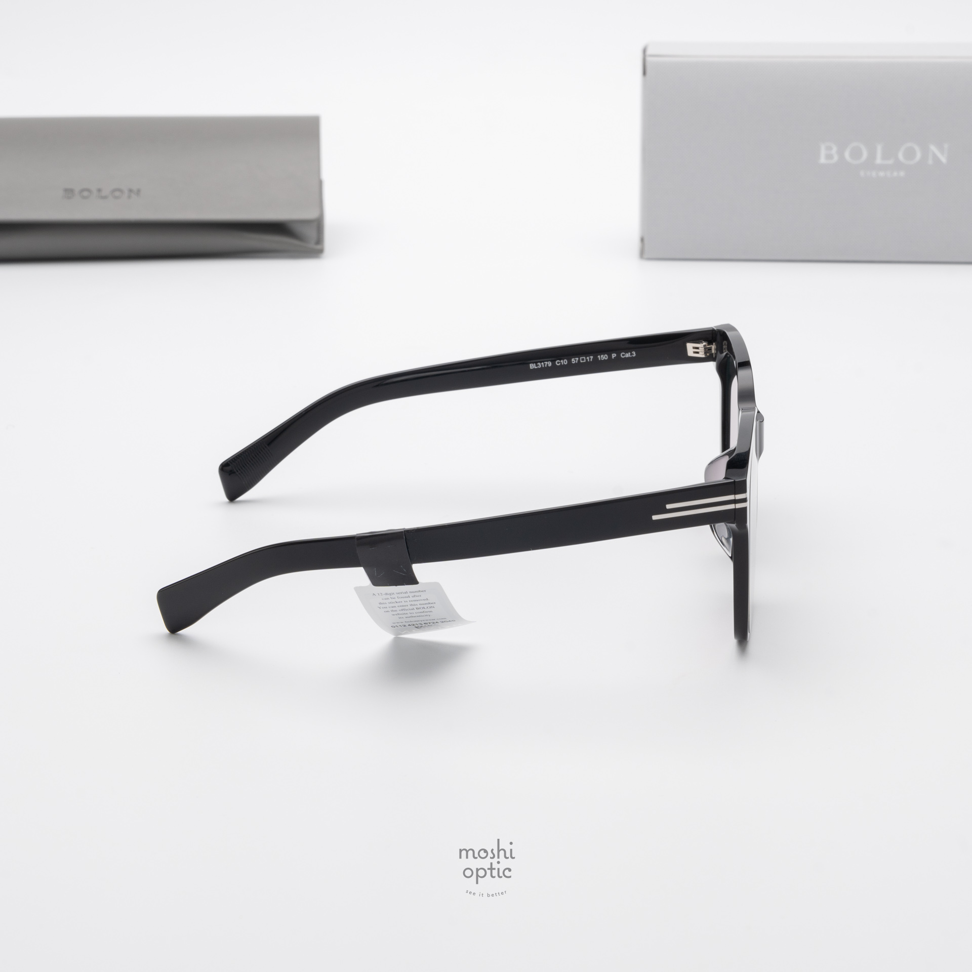 แว่นกันแดด BOLON รุ่น BL3179 Ximen C10 Gloss Black